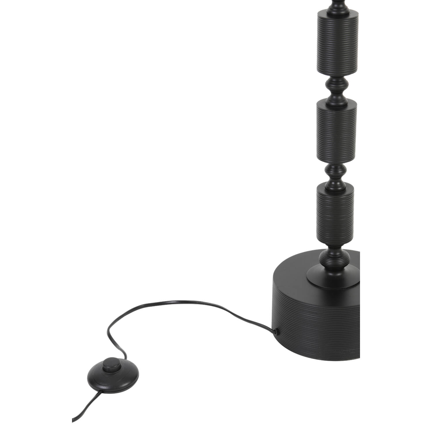 Moderner Stehlampenfuß schwarz Light & Living Gitaya – Bild 3