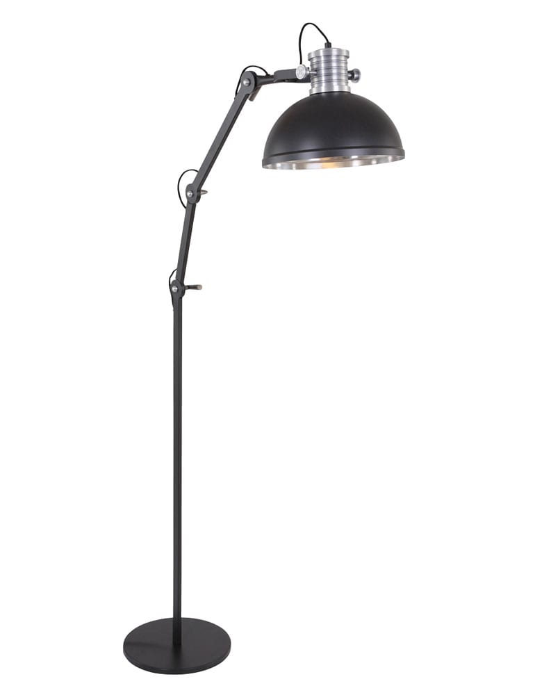 Multifunktionale Stehlampe Steinhauer Brooklyn schwarz 195cm – Bild 12