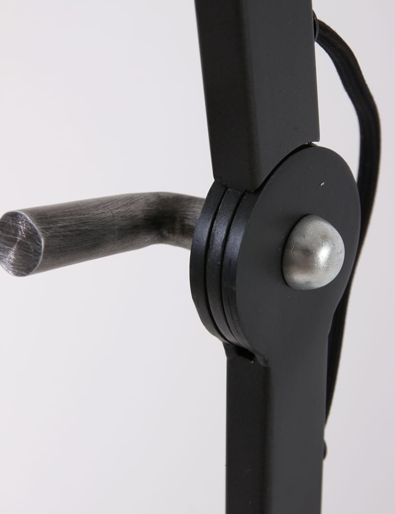 Multifunktionale Stehlampe Steinhauer Brooklyn schwarz 195cm – Bild 4