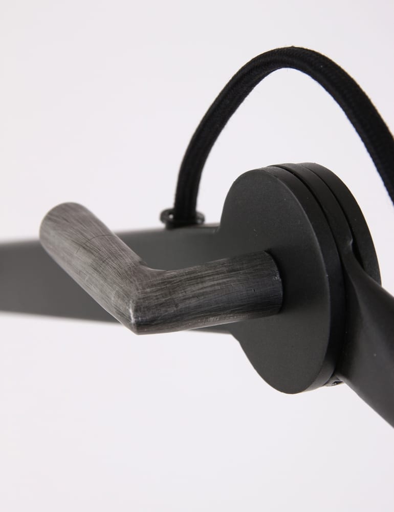 Multifunktionale Stehlampe Steinhauer Brooklyn schwarz 195cm – Bild 5