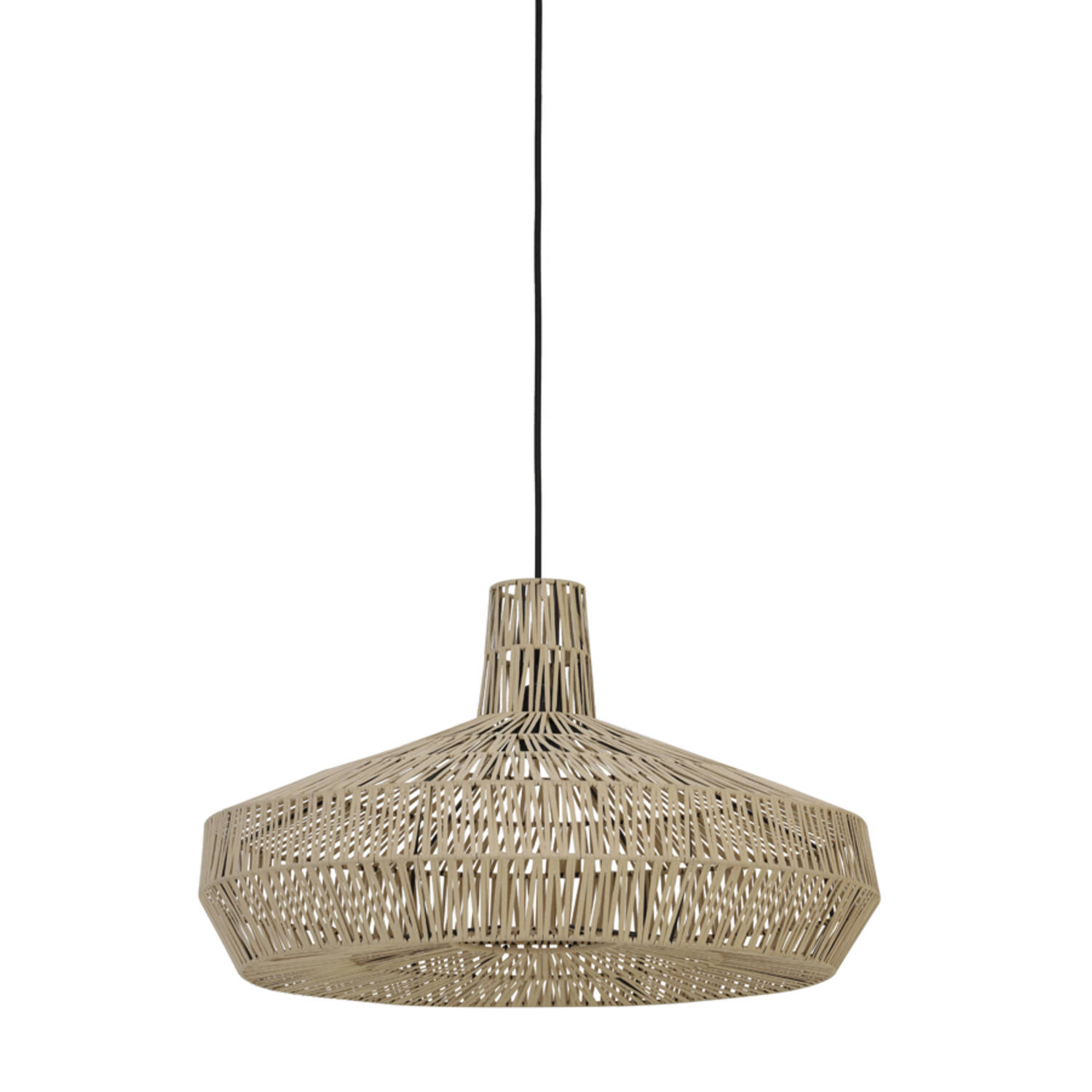 Natürliche beige Rattan-Hängelampe Light & Living Masey – Bild 2