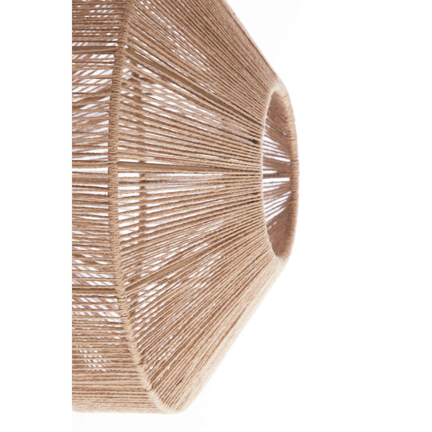 Natürliche beige runde Wandleuchte Light & Living Lyra – Bild 3