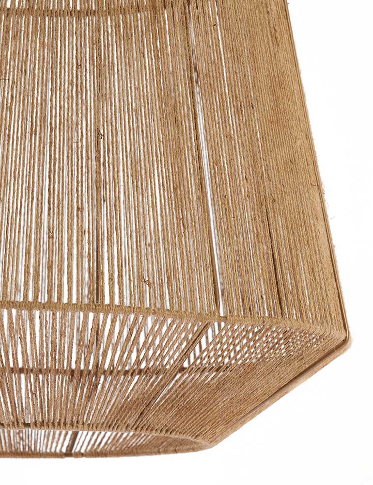 Natürliche braune Hängelampe Light & Living Malva – Bild 4