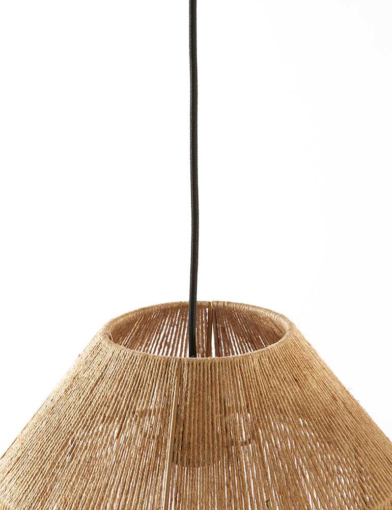 Natürliche braune Hängelampe Light & Living Malva – Bild 5