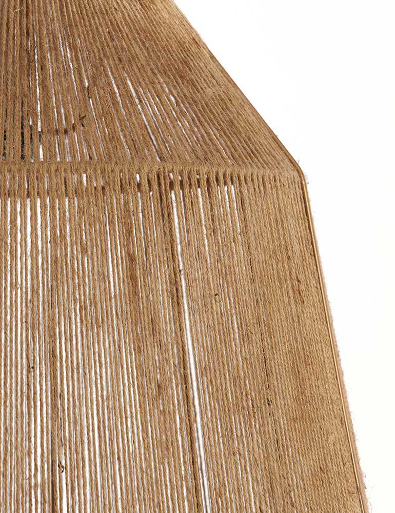 Natürliche braune Hängelampe Light & Living Malva – Bild 6