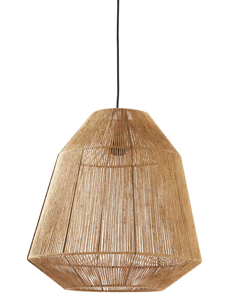 Natürliche braune Hängelampe Light & Living Malva – Bild 7