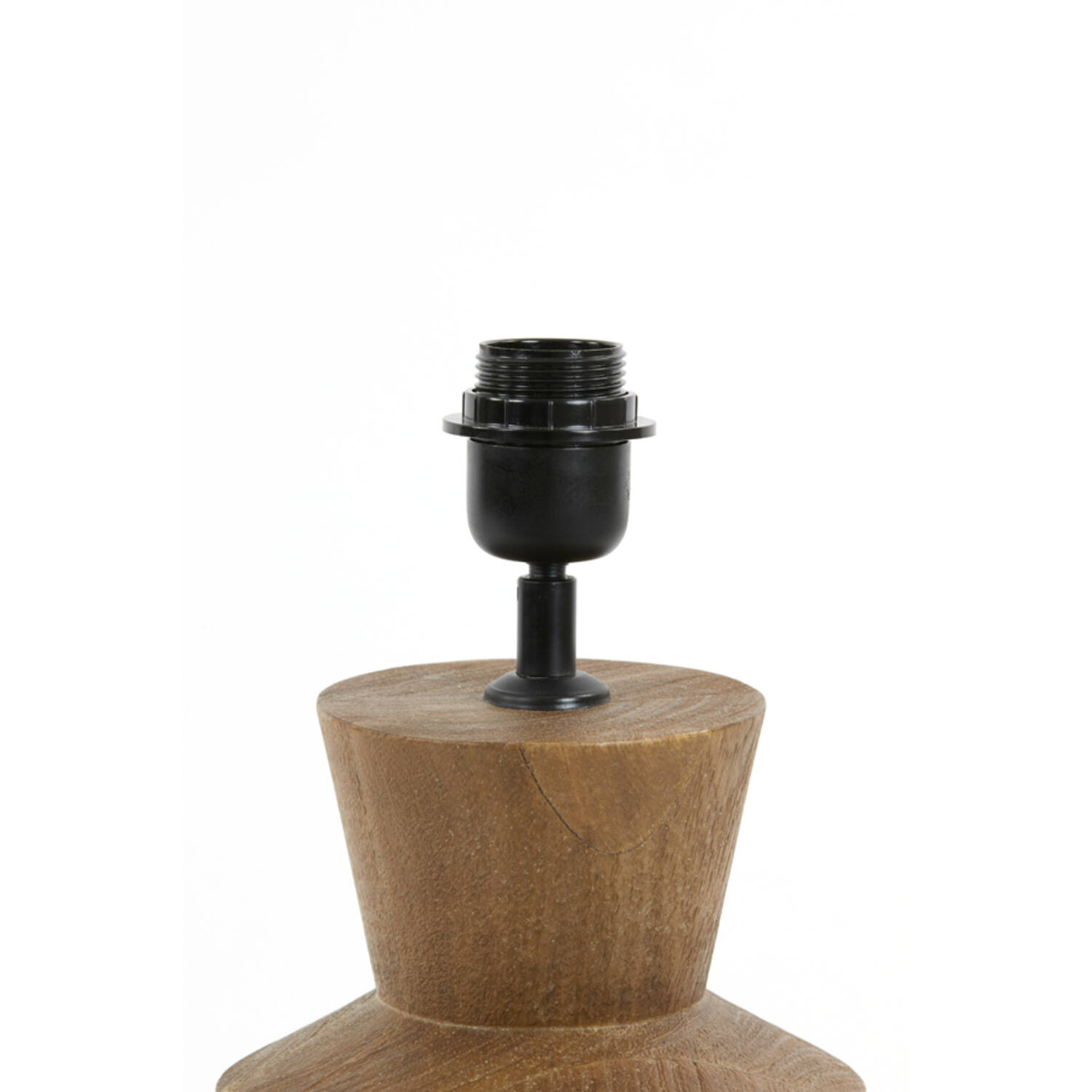 Natürliche holzfarbene beige Tischlampe Light & Living Gregor – Bild 4