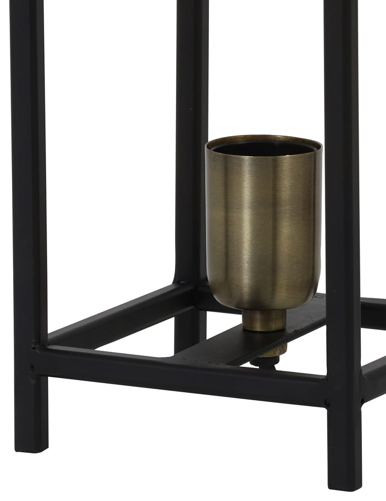 Offene vierbeinige Tischlampe Schwarz Light & Living – Bild 3