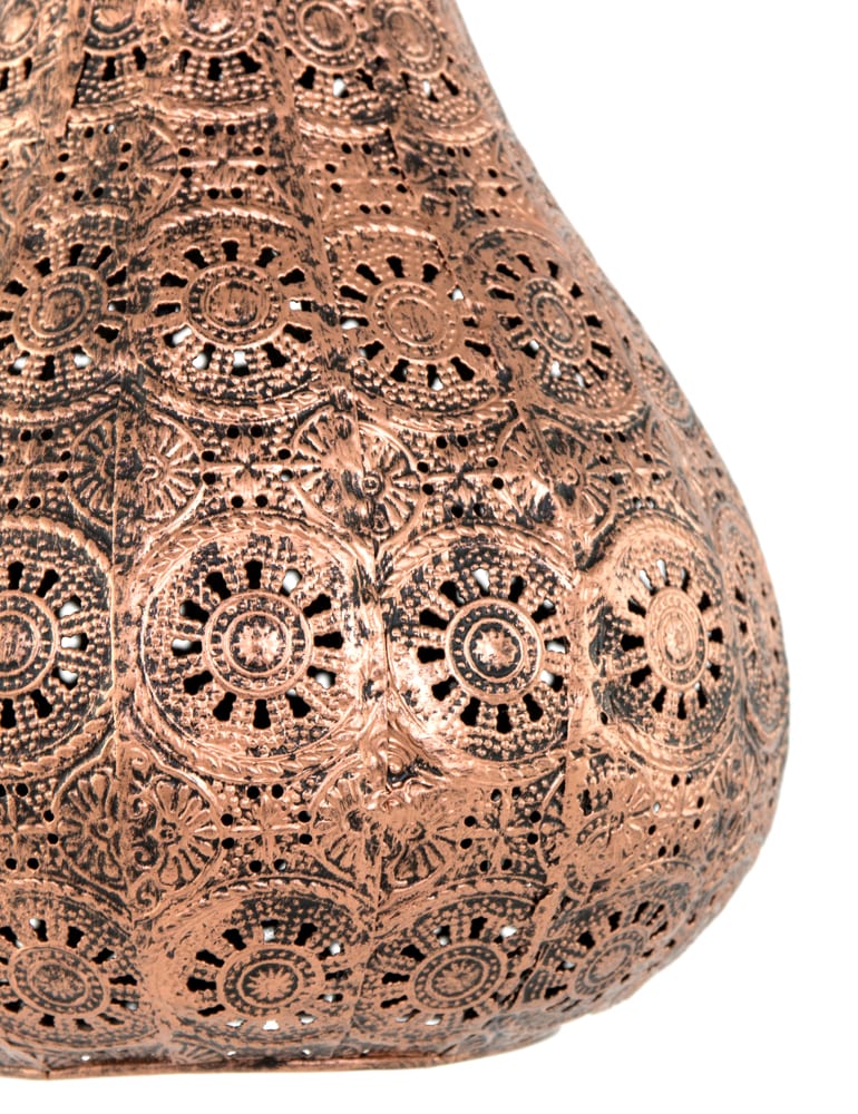 Orientalische Deckenleuchte Trio Leuchten Jasmin Kupfer ∅19cm – Bild 4