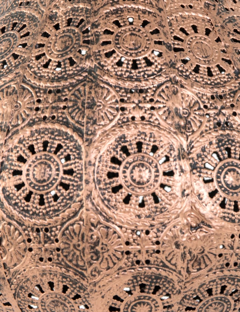 Orientalische Deckenleuchte Trio Leuchten Jasmin Kupfer ∅19cm – Bild 7