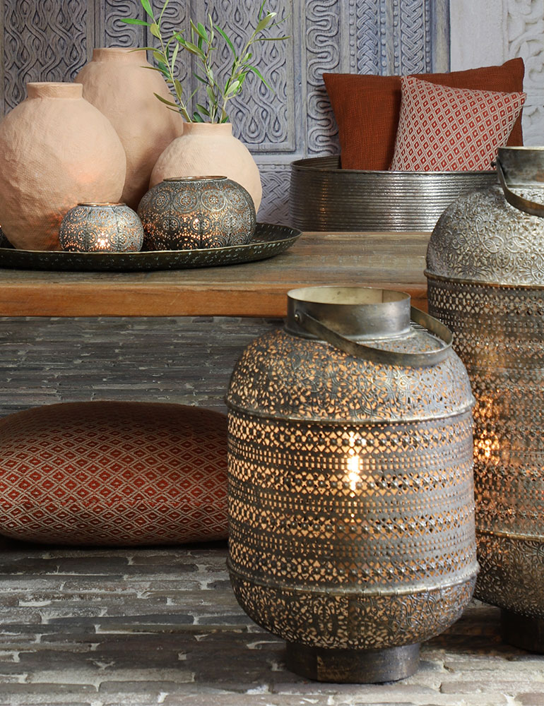 Orientalische Tischlampe Light & Living Udupi II altgold – Bild 4