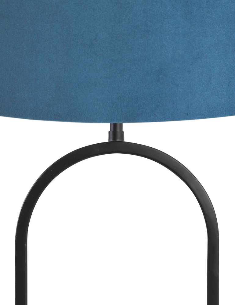 Ovale Tischleuchte modern Light & Living Jamiri schwarz – Bild 2