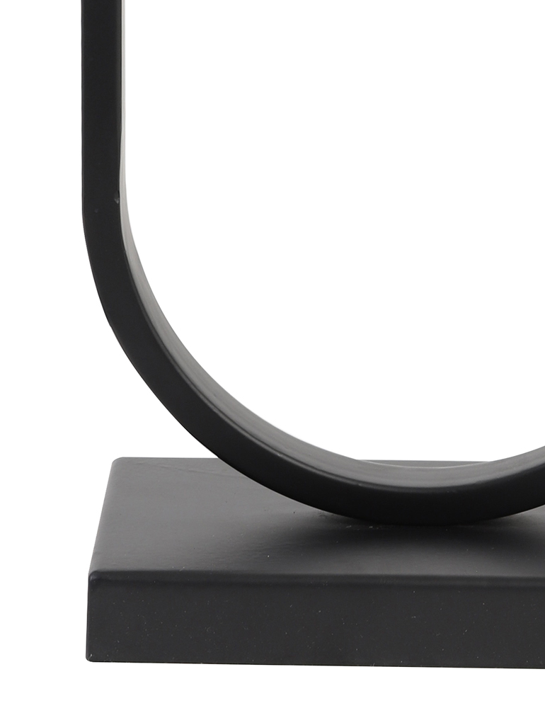 Ovale Tischleuchte modern Light & Living Jamiri schwarz – Bild 4