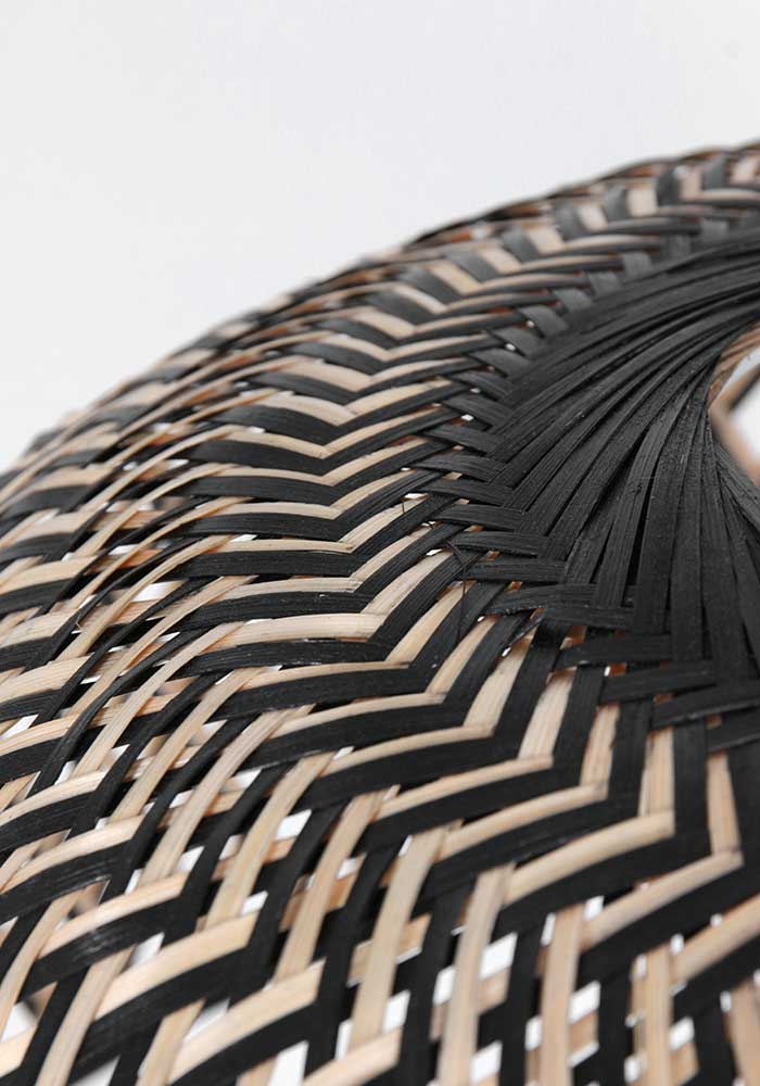 Ovale gewebte Hängelampe Anne Light & Home Maze – Bild 5