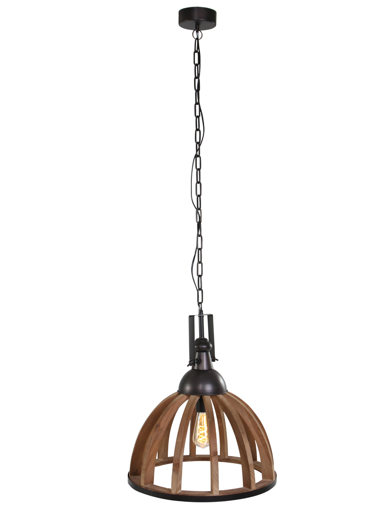 Pendelleuchte im Landhausstil Light & Living Djem Holz – Bild 2