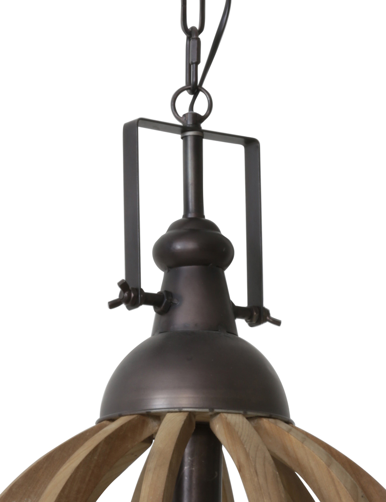 Pendelleuchte im Landhausstil Light & Living Djem Holz – Bild 3