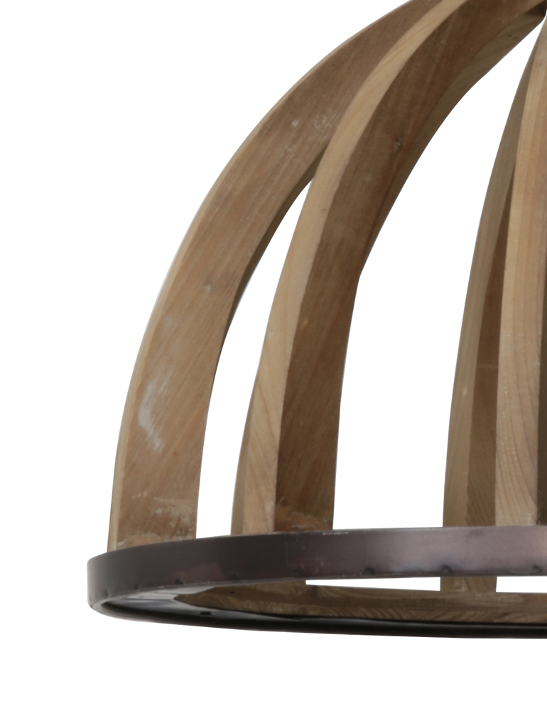 Pendelleuchte im Landhausstil Light & Living Djem Holz – Bild 4