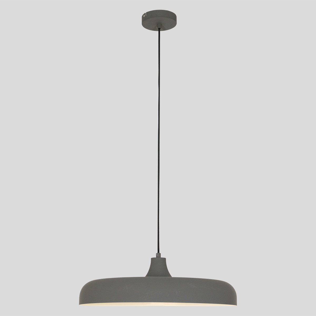 Rétro lampe suspendue en métal gris Steinhauer Krisip – Bild 14
