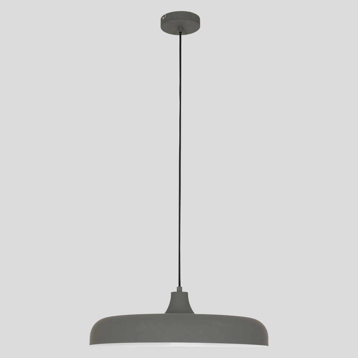 Rétro lampe suspendue en métal gris Steinhauer Krisip – Bild 15
