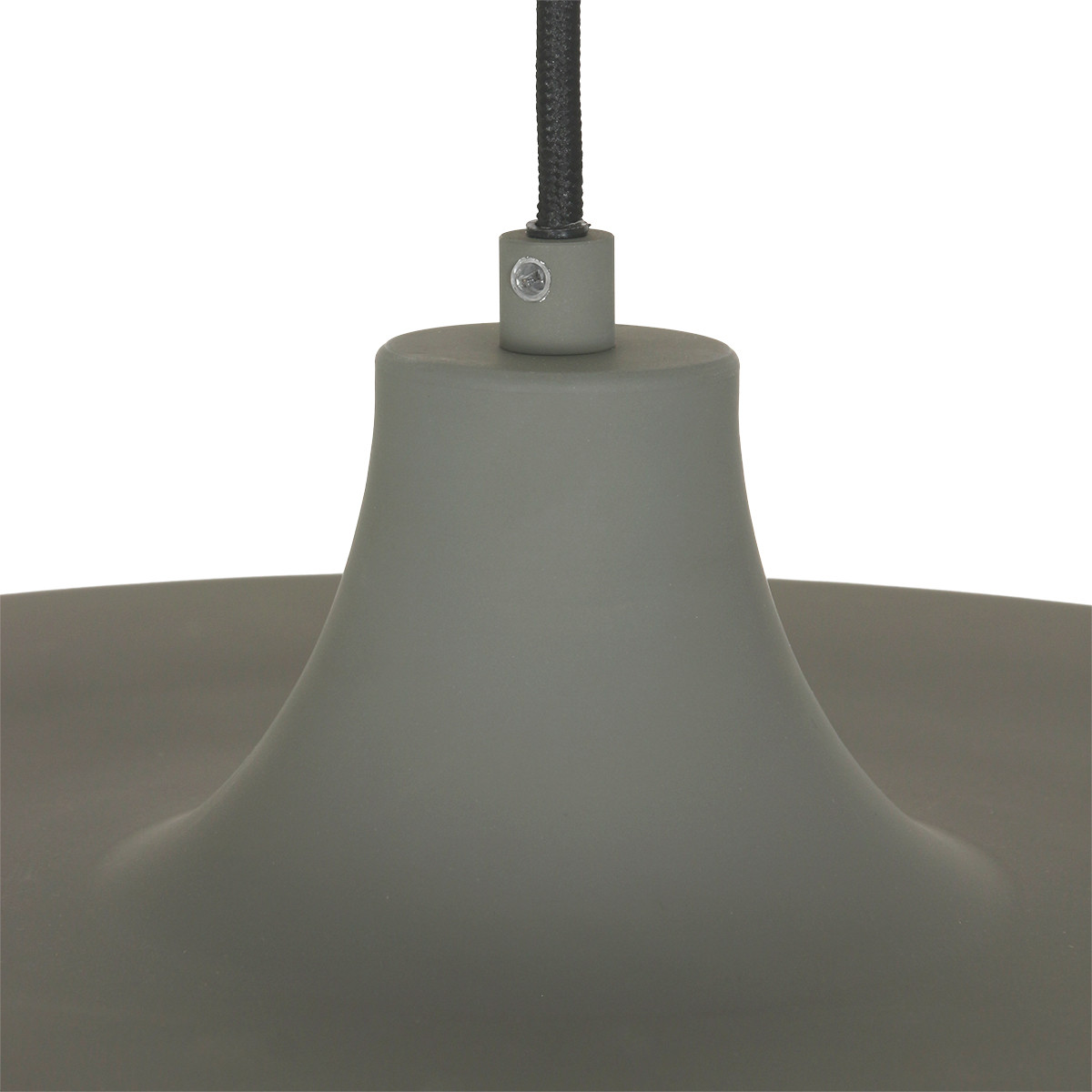 Rétro lampe suspendue en métal gris Steinhauer Krisip – Bild 5