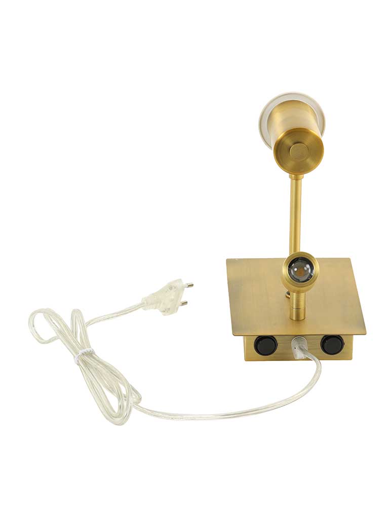 Praktische Wandleuchte Light & Living Montana bronze und gold – Bild 5