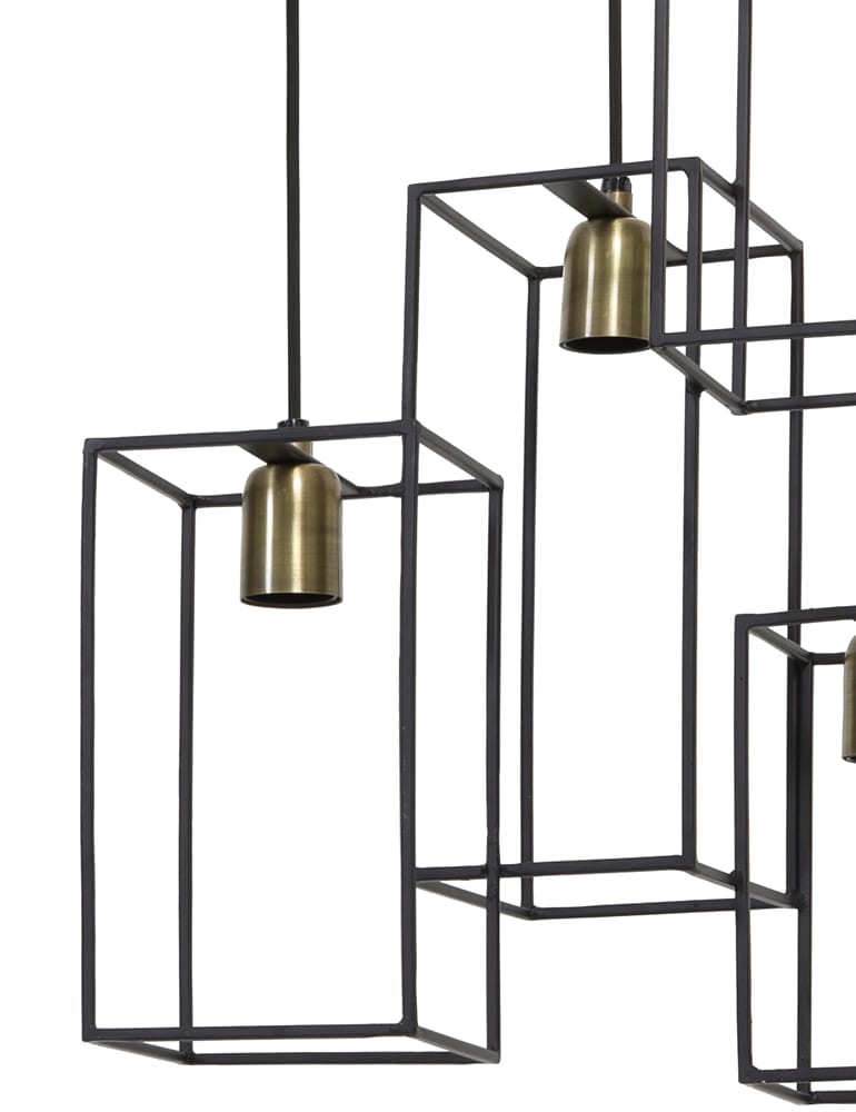 Quadratische 4-flammige Hängelampe Light & Living – Bild 2