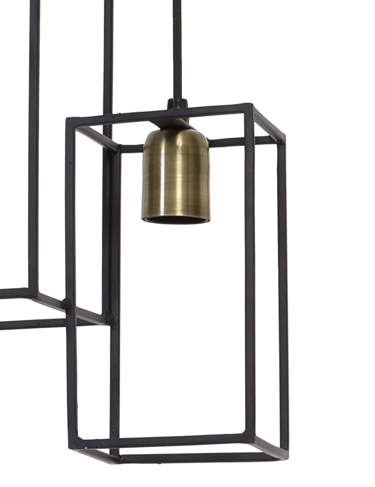 Quadratische 4-flammige Hängelampe Light & Living – Bild 3