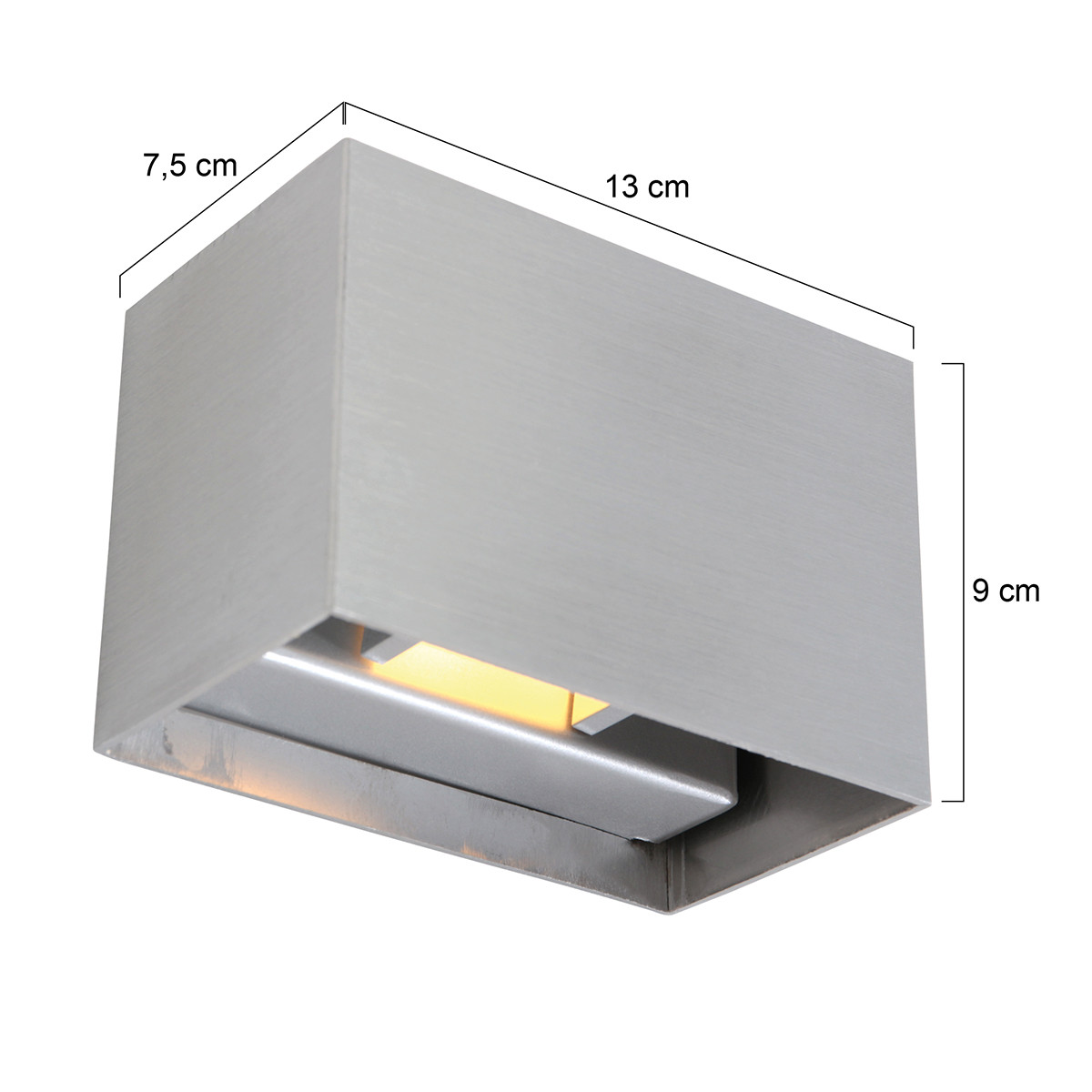 Recheckige Wandleuchte Steinhauer Muro – Bild 6