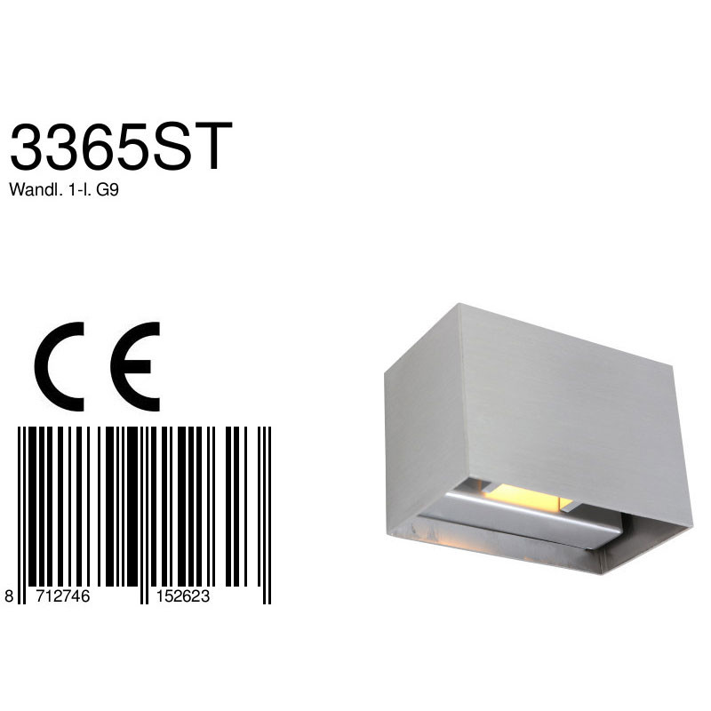 Recheckige Wandleuchte Steinhauer Muro – Bild 7