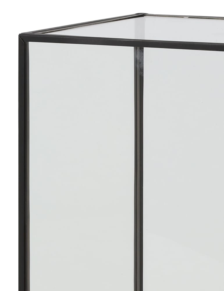 Rechteckige Tischlampe Schwarz mit Glas Light & Living – Bild 2