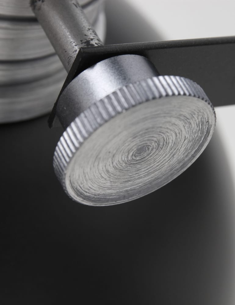 Reflektierende Wandleuchte Steinhauer Brooklyn schwarz – Bild 10