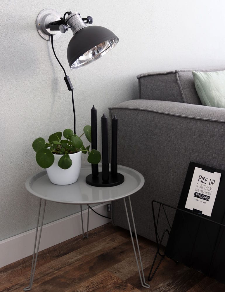 Reflektierende Wandleuchte Steinhauer Brooklyn schwarz – Bild 2