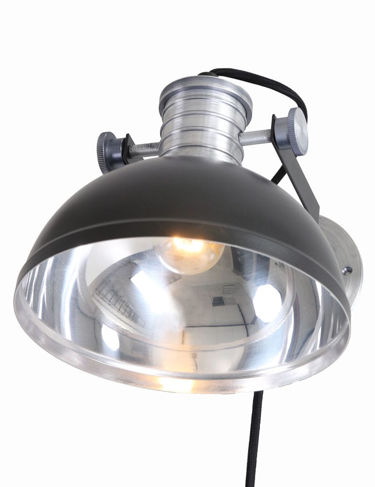 Reflektierende Wandleuchte Steinhauer Brooklyn schwarz – Bild 5