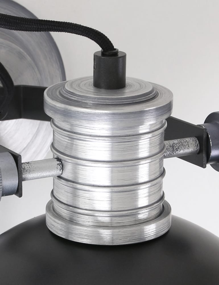 Reflektierende Wandleuchte Steinhauer Brooklyn schwarz – Bild 8