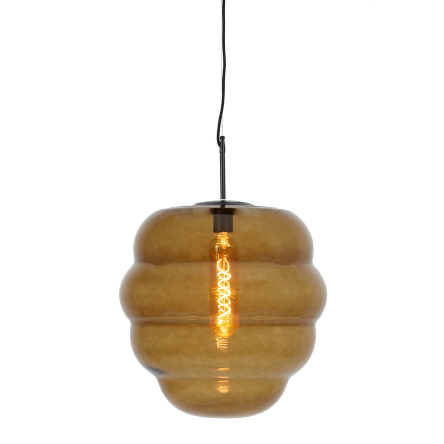 Retro goldene Hängelampe Bienenkorb Light & Living Misty – Bild 8