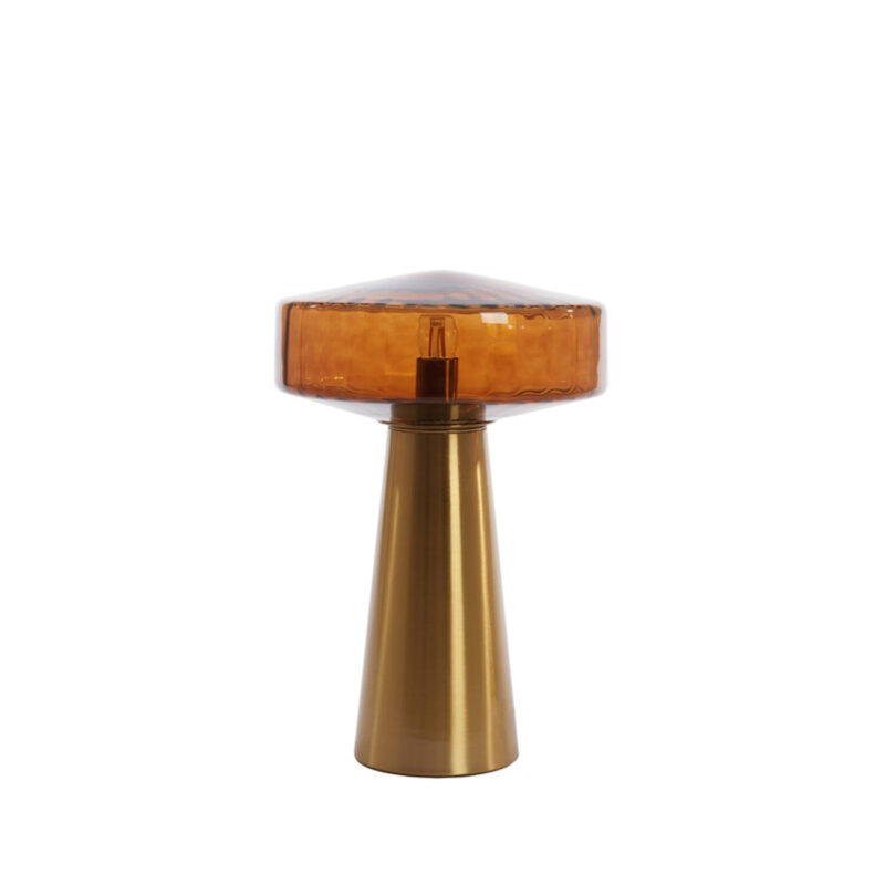 retro-goldene-tischlampe-mit-braunem-schirm-light-and-living-pleat-1882164-2