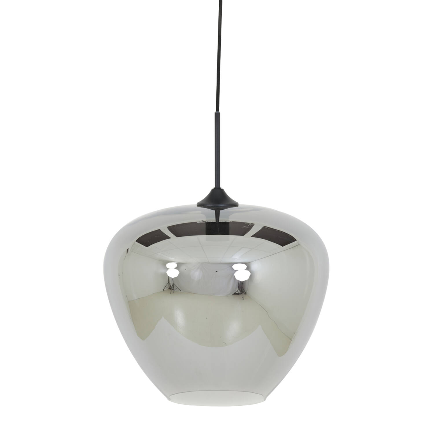 Retro graue Rauchglas Hängelampe Light & Living Mayson – Bild 2
