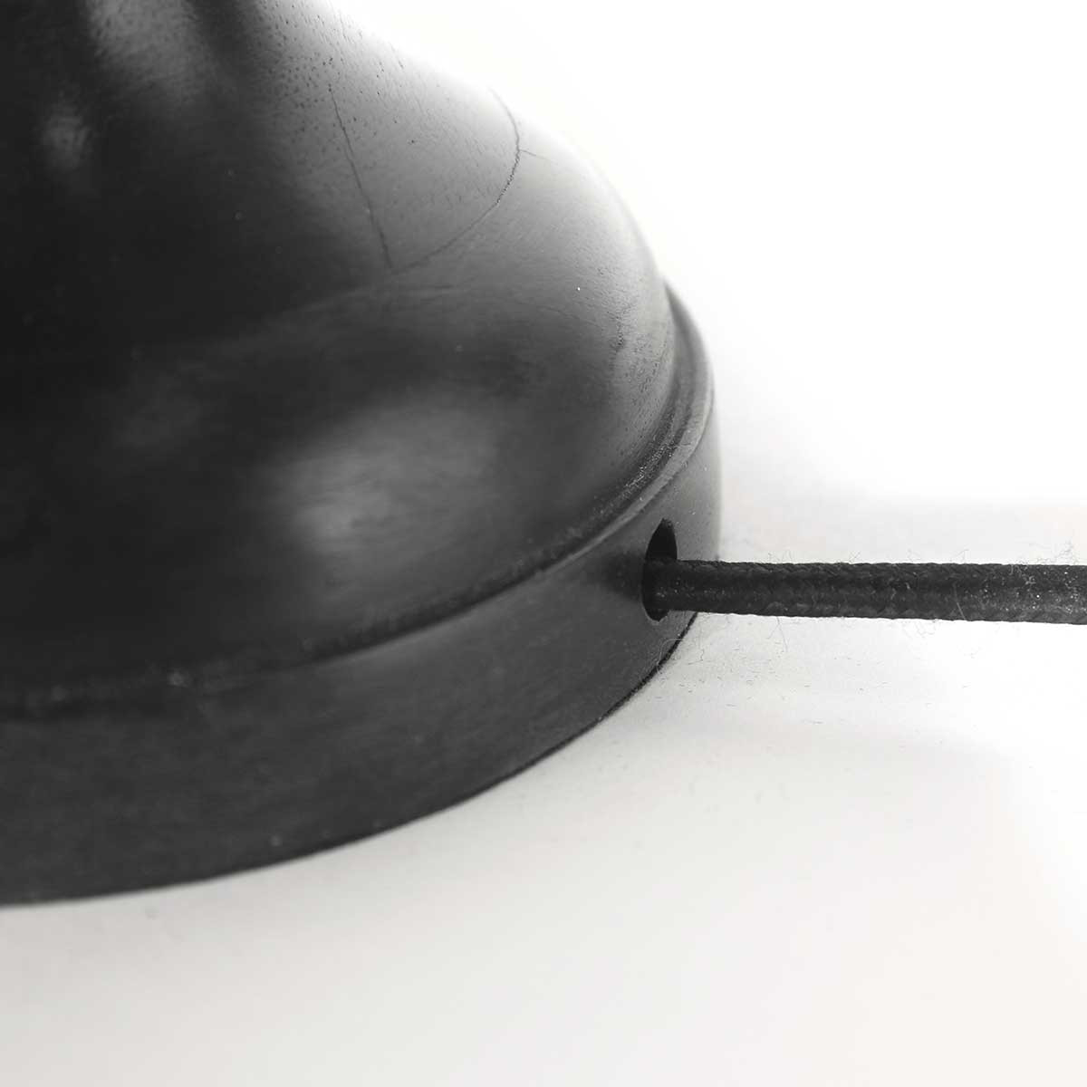 Retro grüne Tischlampe mit schwarzem Fuß Steinhauer Bois – Bild 11