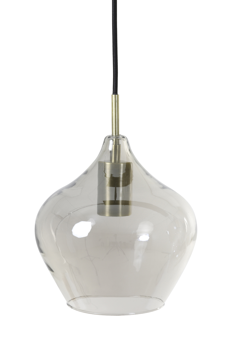 Retro Rauchglas-Hängelampe fünf Lichtpunkte Light & Living Rakel – Bild 9