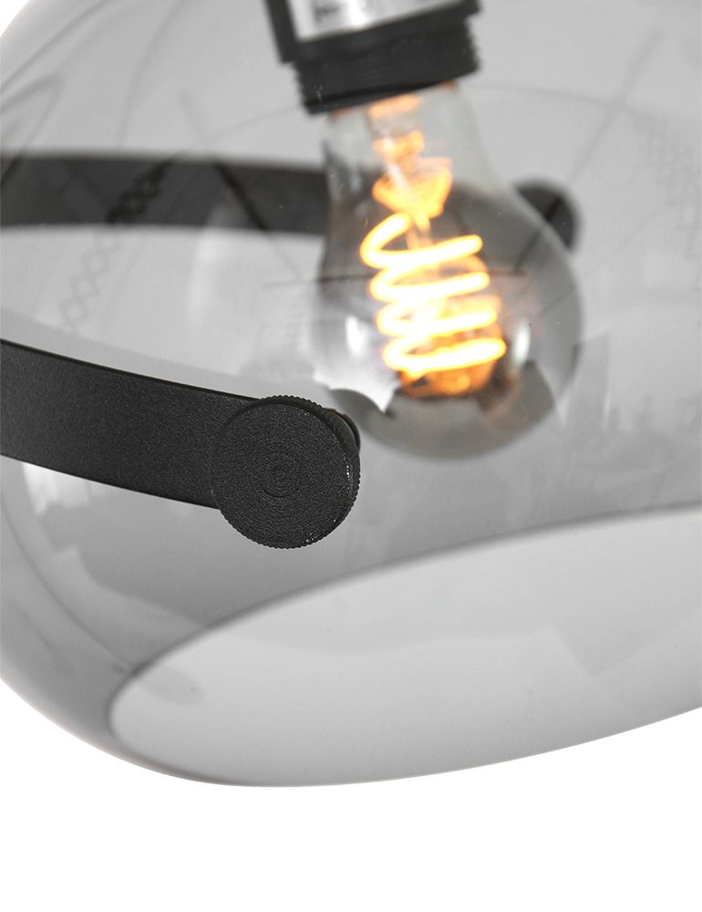 Retro Stehlampe schwarz Metall Anne Light & Home Holgarsøn – Bild 4