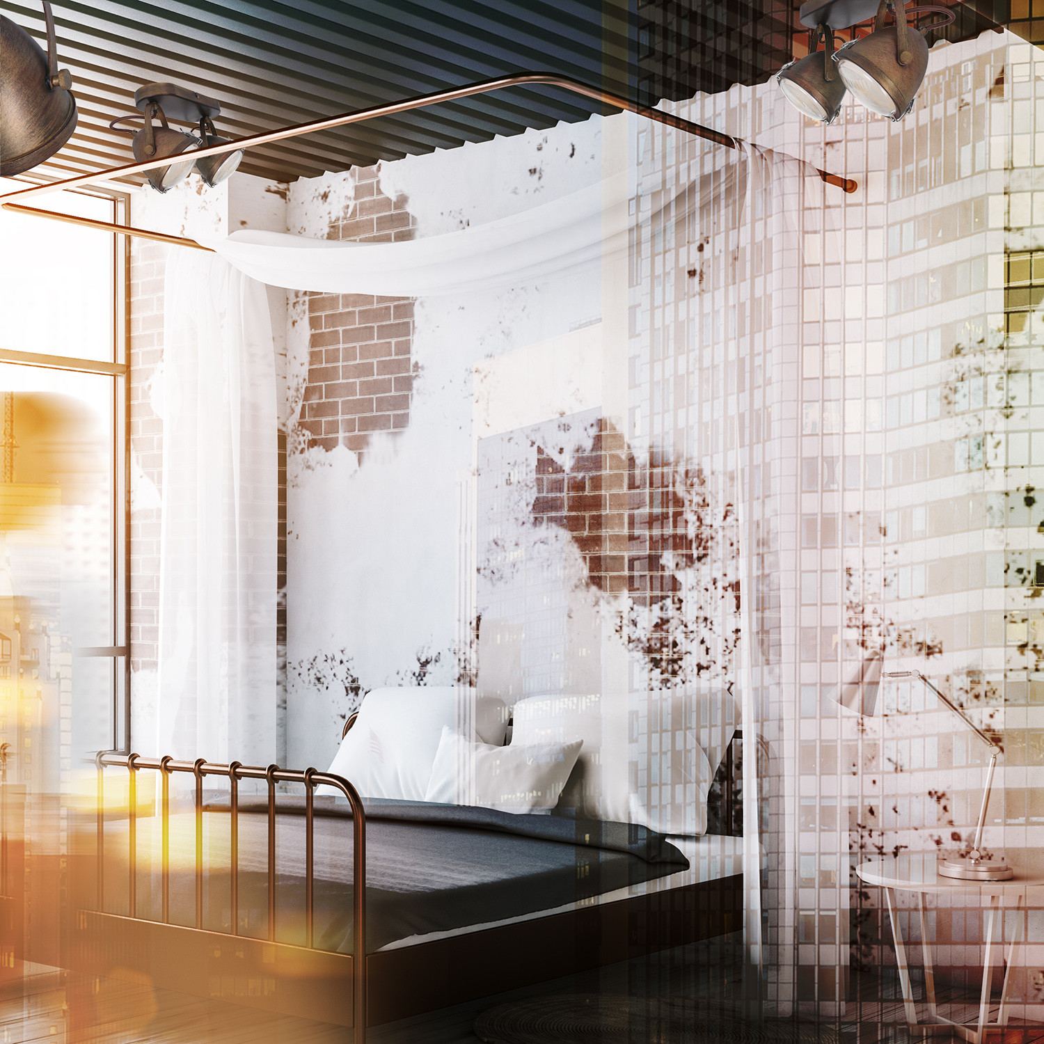 Zweiflammige Deckenlampe Mexlite Paco – Bild 3