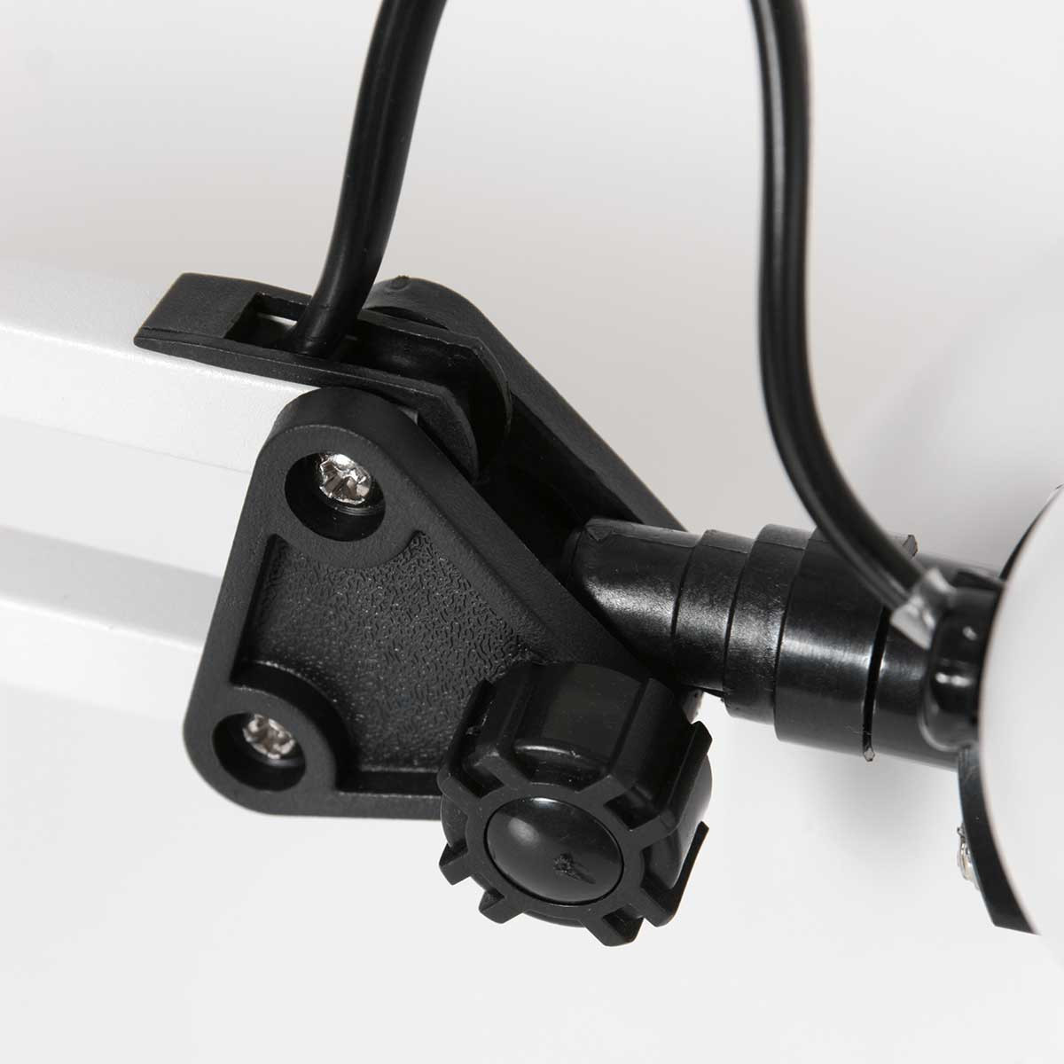 Industrielle verstellbare Tischlampe Weiß / Schwarz Mexlite Study – Bild 12