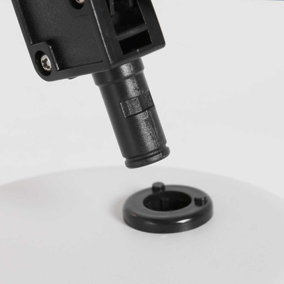 Industrielle verstellbare Tischlampe Weiß / Schwarz Mexlite Study – Bild 14