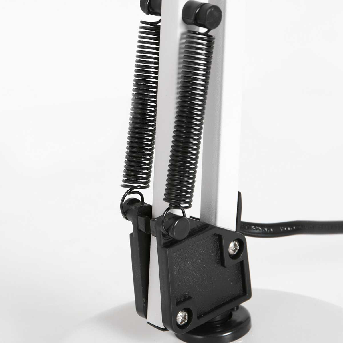 Industrielle verstellbare Tischlampe Weiß / Schwarz Mexlite Study – Bild 6