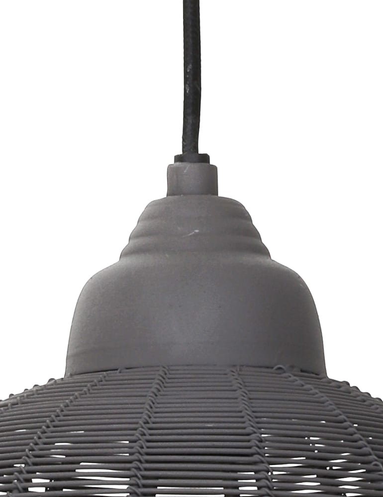 Runddrahtlampe Grau Light & Living – Bild 3