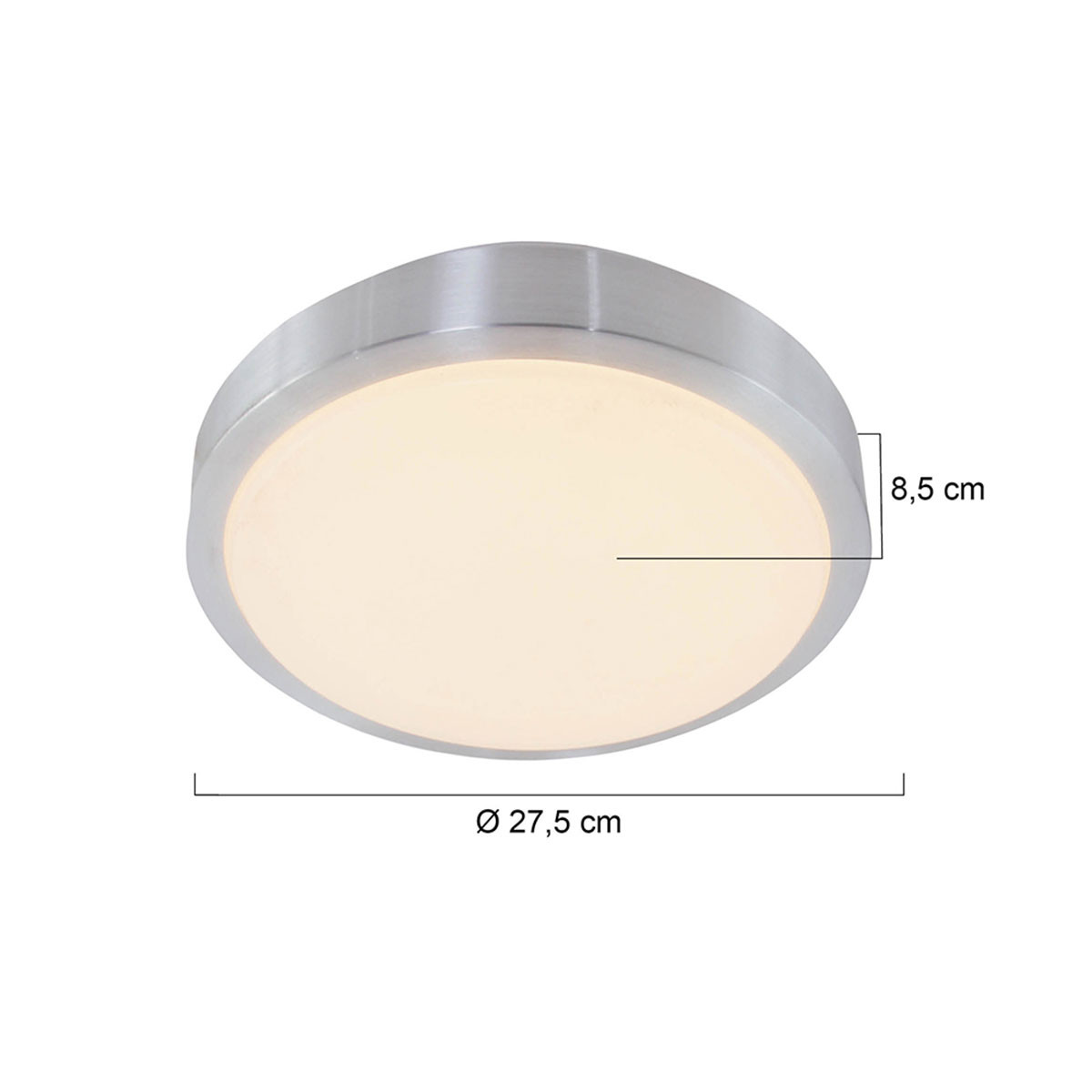 Moderne Deckenlampe aus Stahl, Metall und Kunststoff Mexlite Ceiling and wall – Bild 5