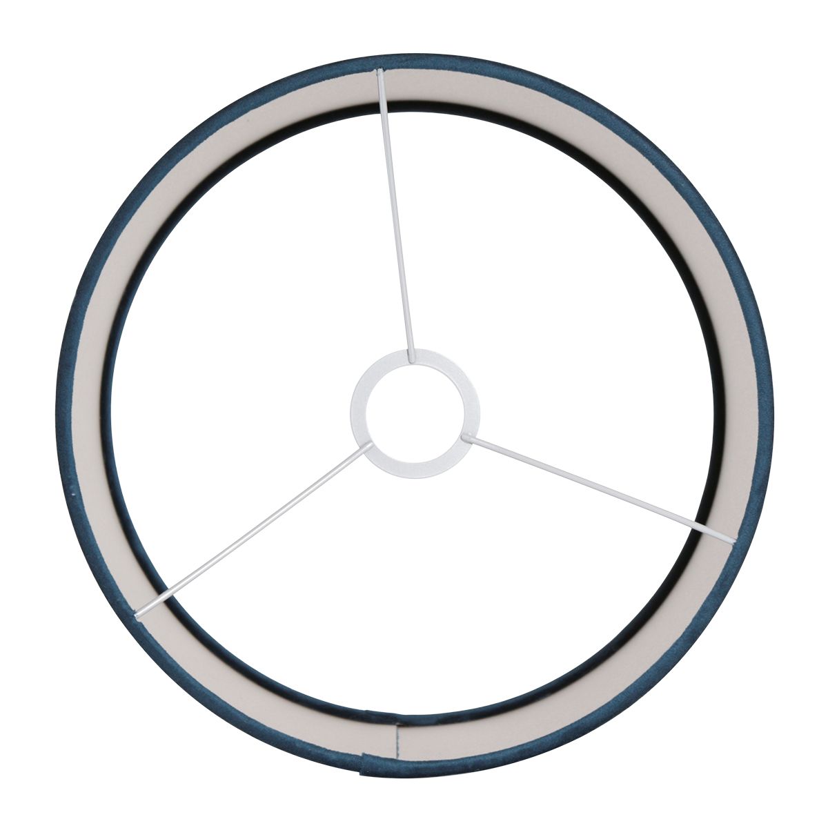 Moderne blaue Samt-Lampenabdeckung Steinhauer – Bild 5