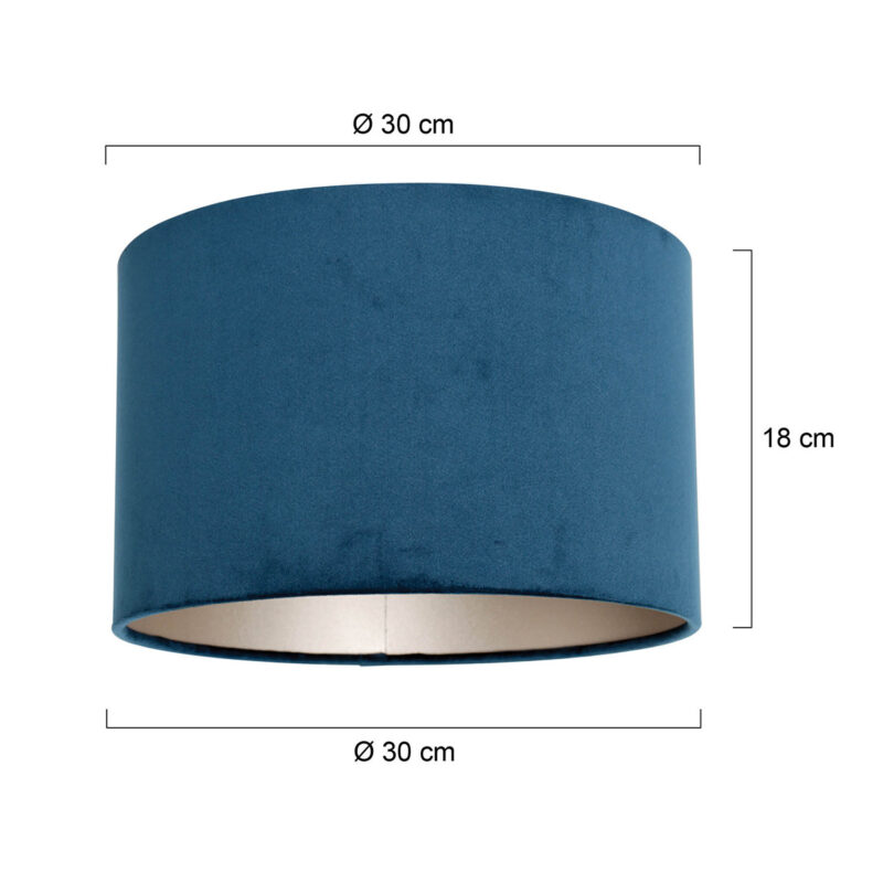 runder-blauer-lampenschirm-aus-samt-30-cm-steinhauer-k7396zs-6