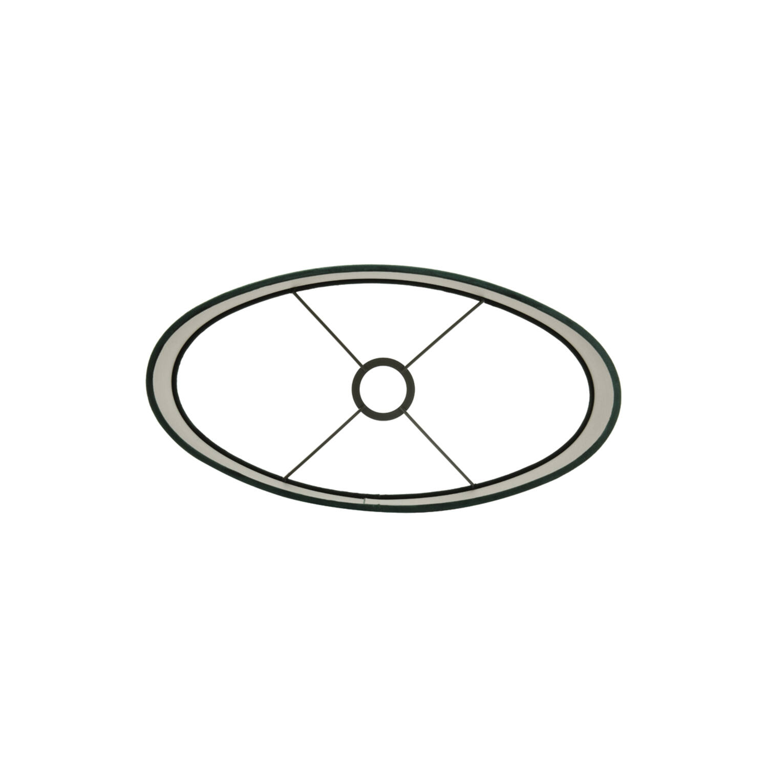 Runder grüner Lampenschirm Light & Living Velours – Bild 4