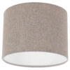 runder-lampenschirm-aus-leinen-steinhauer-prestige-chic-braun-k3084rs